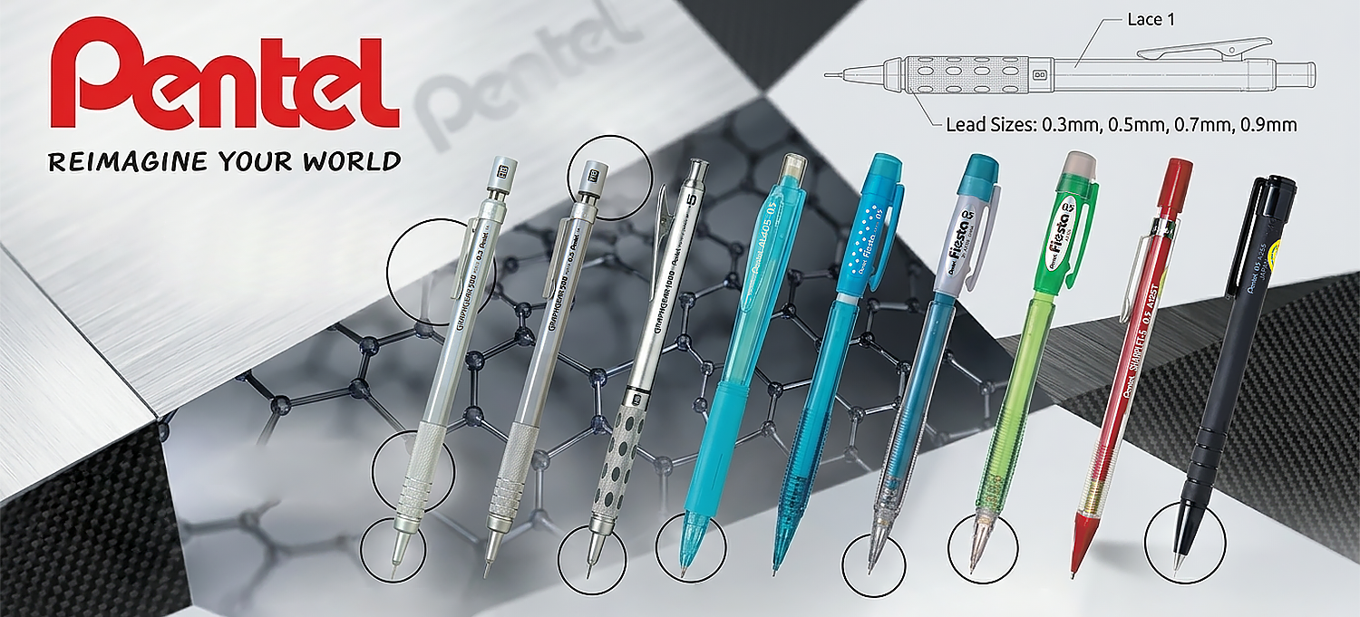 Đánh Giá Các Dòng Bút Chì Kim Pentel Chính Hãng Cho Doanh Nghiệp và Văn Phòng